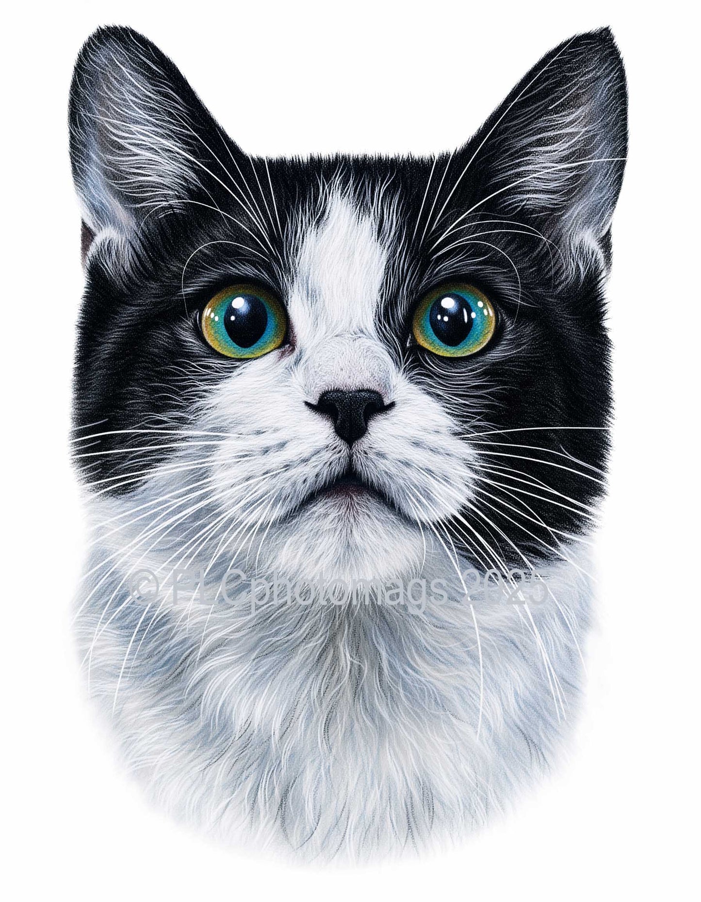 Cat Magnets – Hand-Drawn Style Designs (2x3” Glossy Rectangle)