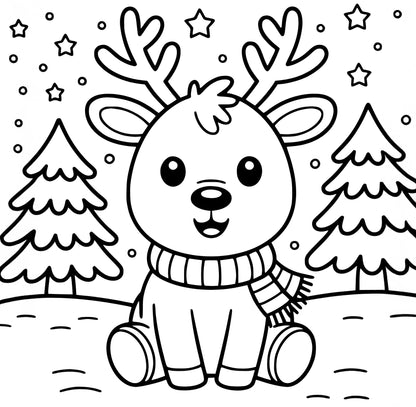 Dry Erase Christmas Puzzle Magnets – 9-Piece Colorable Holiday Puzzle