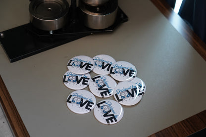 📸 Custom 2” Circle Photo Magnets – Set of 9