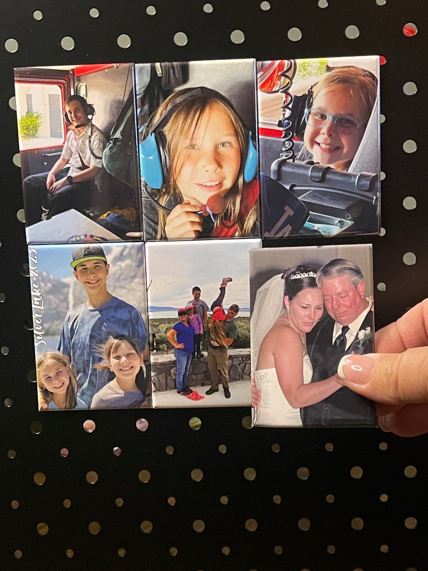 Personalized magnet gift set – assorted photos