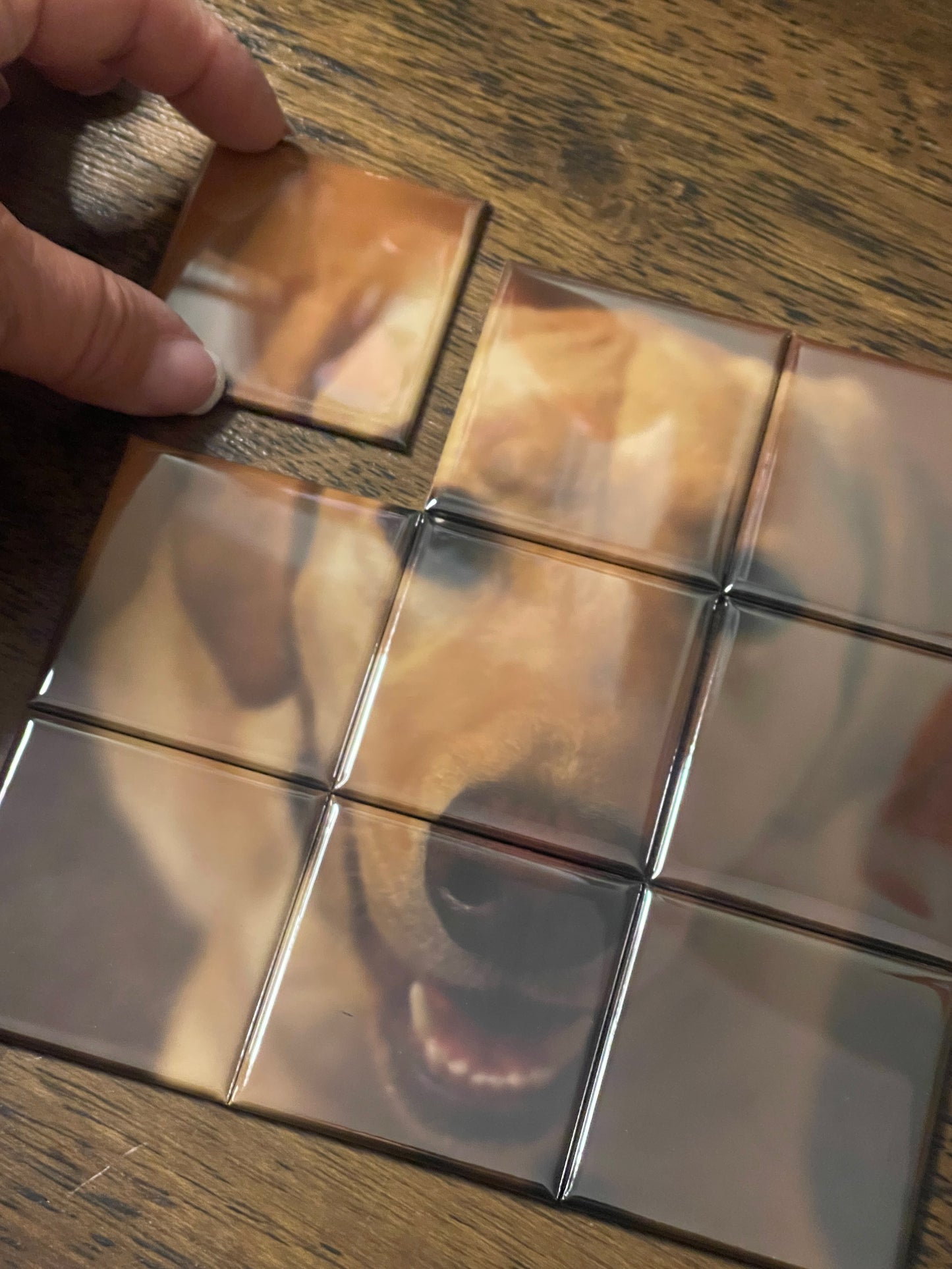 Custom 6inch x 6inch Photo Puzzle Magnet Set