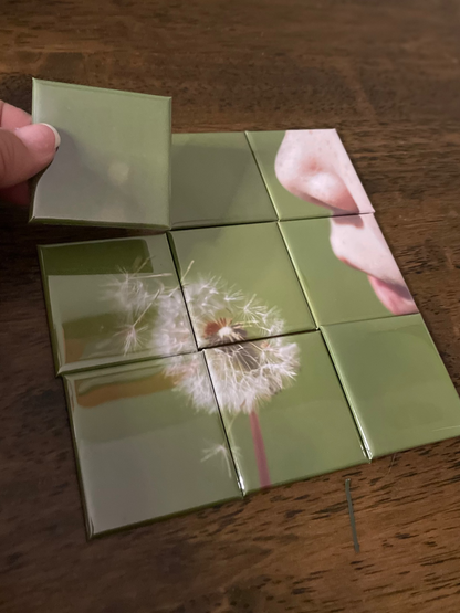 Custom 6inch x 6inch Photo Puzzle Magnet Set