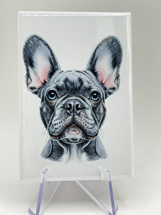 Dog Magnets – Hand-Drawn Style Designs (2x3” Glossy Rectangle)