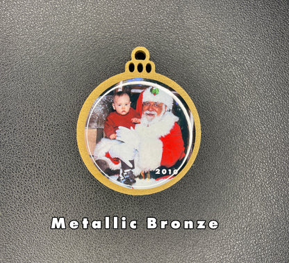 Double-Sided 2 inch Custom Christmas Ornament