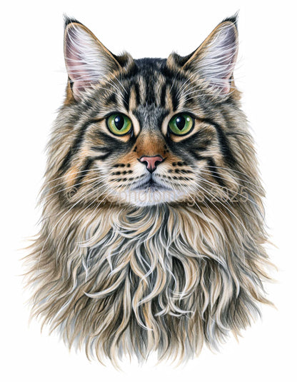 Cat Magnets – Hand-Drawn Style Designs (2x3” Glossy Rectangle)